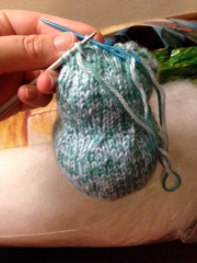 Kitchener stitch for the nose